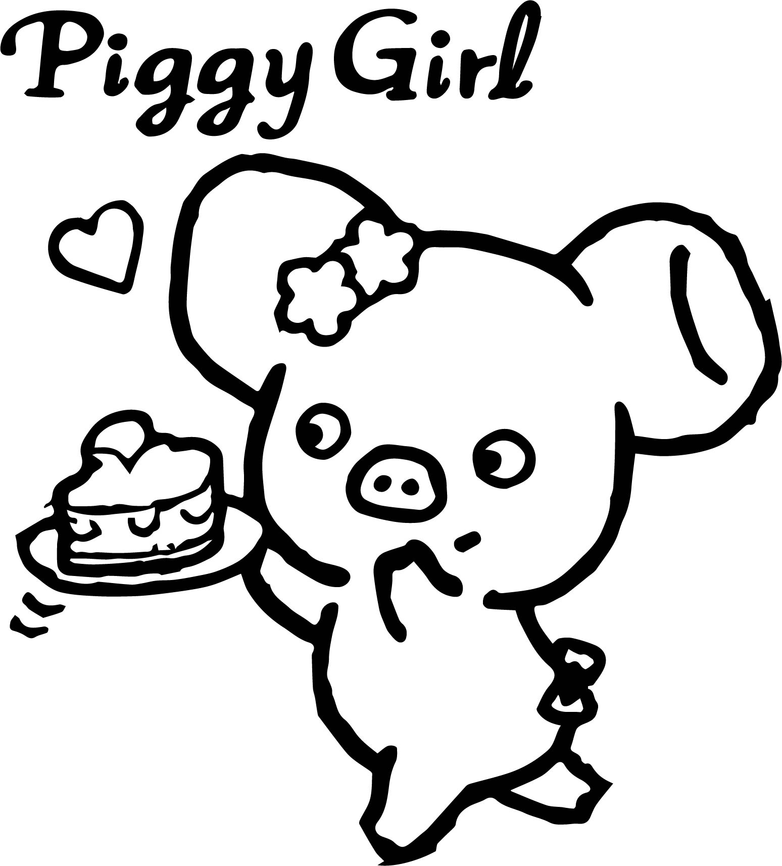1548x1714 Piggy Girl Pig Cake Strawberry Towel From Japan Coloring Page