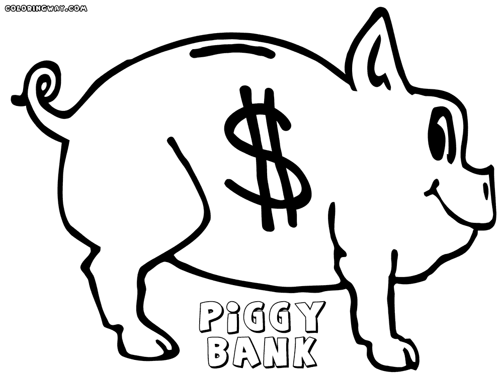 1000x751 Piggy Bank Coloring Pages Coloring Pages To Download And Print