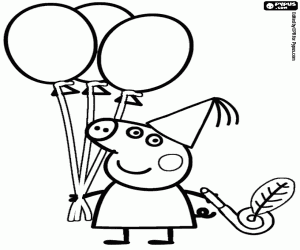 300x250 Peppa Pig Coloring Pages Printable Games