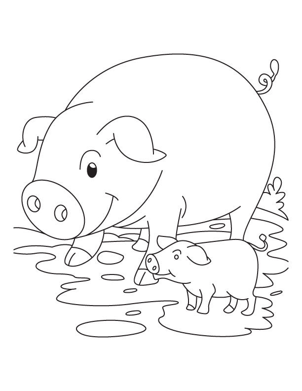 612x792 Awesome Coloring Pages Of Pigs Top Kids Colori