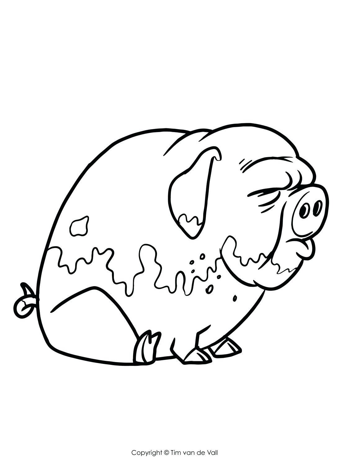 1125x1500 Coloring Coloring Pages Of A Pig