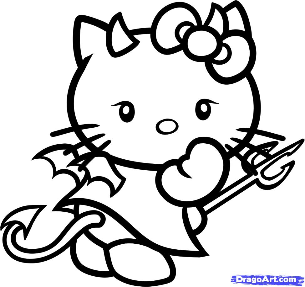975x915 Graffiti Character Devil Graffiti Character Hello Kitty How