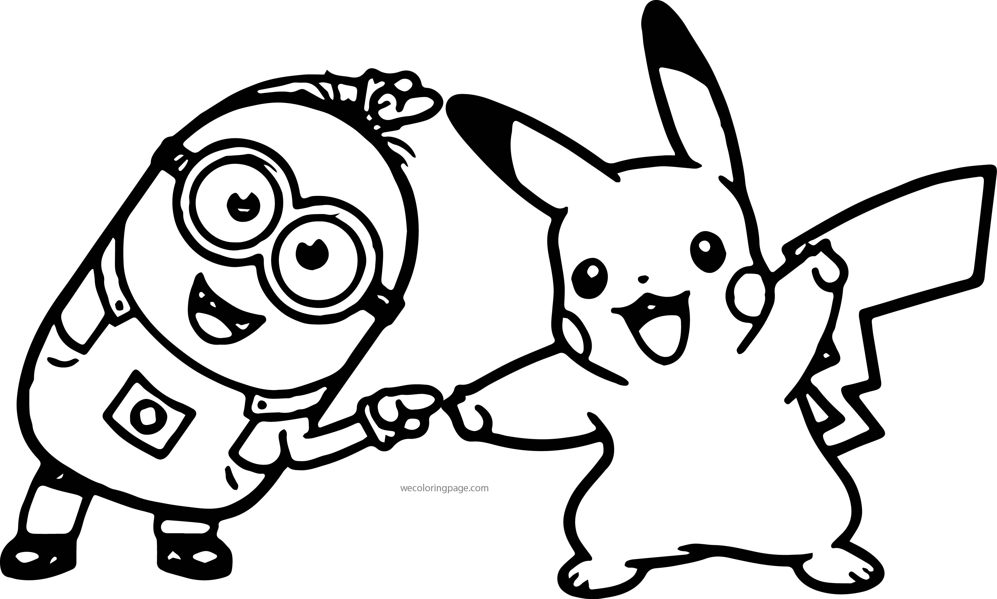 3496x2101 Pokemon Coloring Pages Free Draw To Color