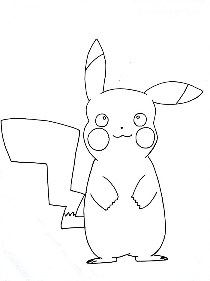 700x933 How To Draw Pikachu From Pokemon Step By Step Kids Drawing Tutorials