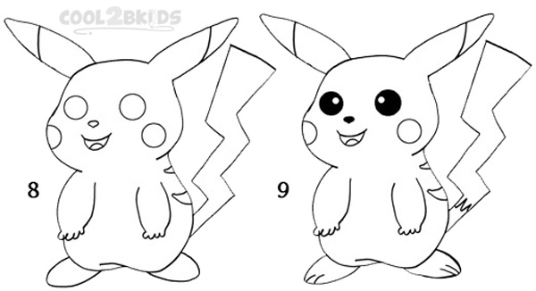 600x326 How To Draw Pikachu (Step By Step Pictures) Cool2bkids