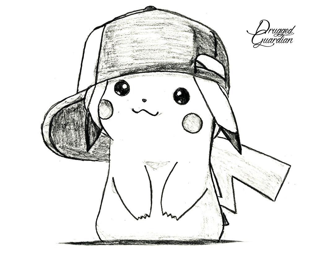 1024x838 Pikachu [Pokemon] By Druggedguardian