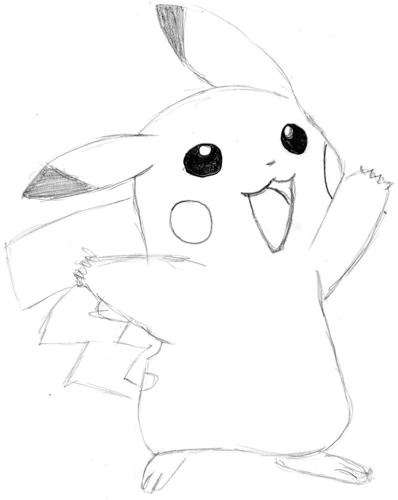 Pikachu Pokemon Drawing at GetDrawings | Free download