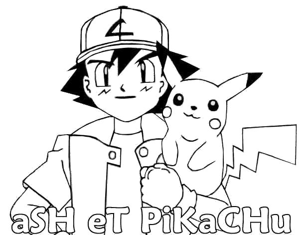 606x471 Pikachu Pokemon 3 Coloring Page