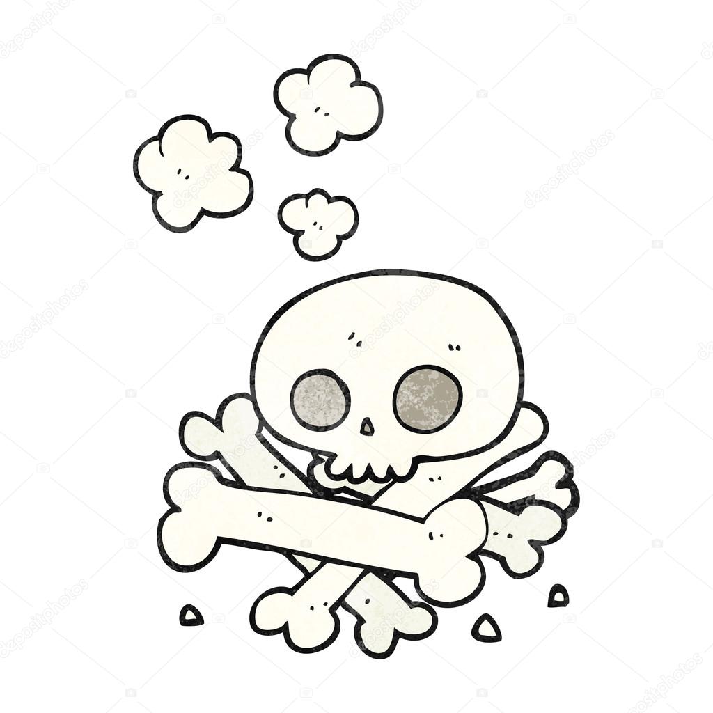 1024x1024 Textured Cartoon Pile Of Bones Stock Vector Lineartestpilot