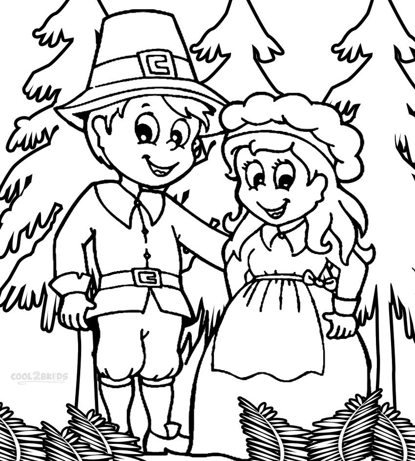 850x944 Printable Pilgrims Coloring Pages For Kids Cool2bkids