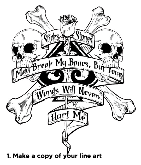 540x634 T Shirt Design Illustration Technique