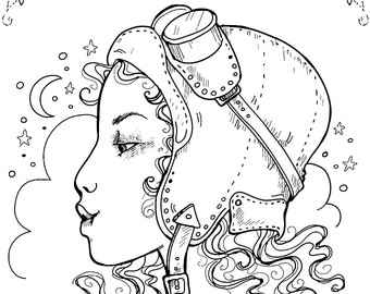 340x270 Adult Colouring Page. Gothic
