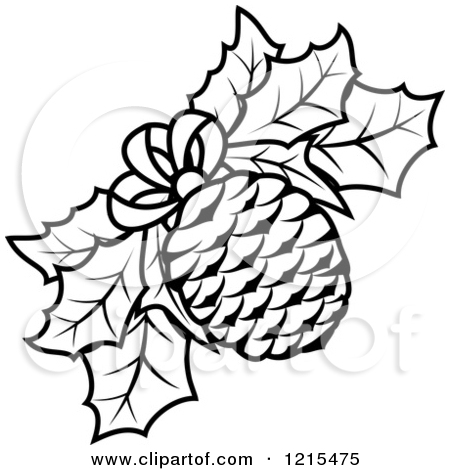 450x470 Pinecone Clipart Black And White
