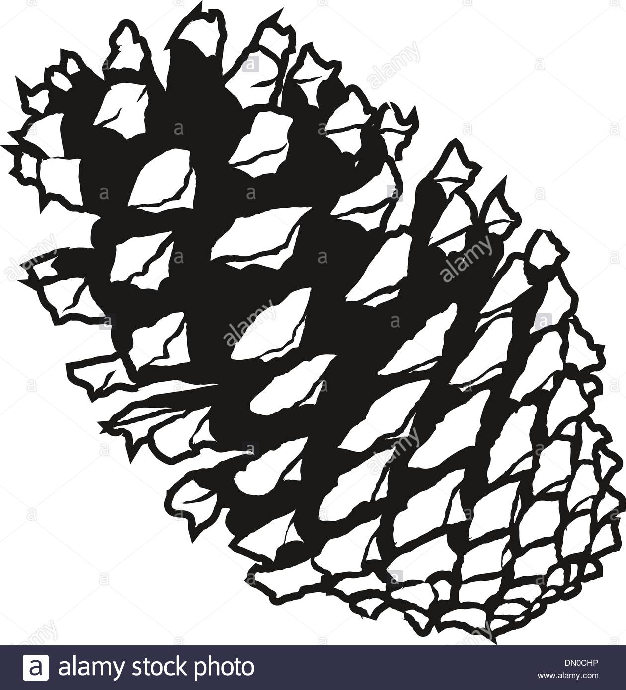 1260x1390 Pinecone Silhouette Vector Stock Vector Art Amp Illustration, Vector