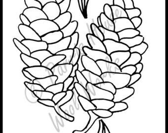 340x270 Pine Cone Pattern Etsy