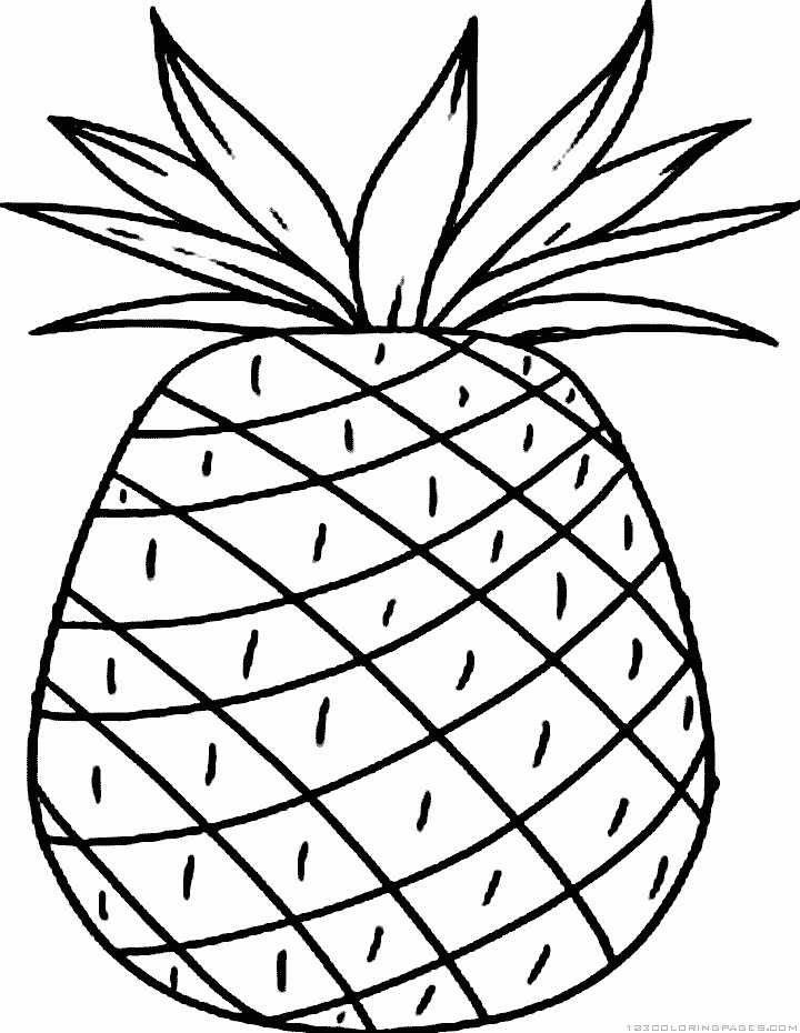 Pineapple Drawing at GetDrawings | Free download