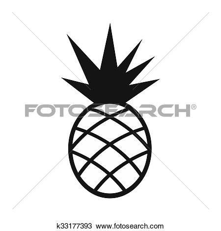 450x470 Pineapple Clipart Simple