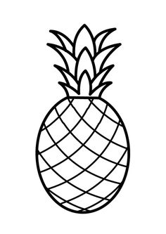 236x333 Exciting Pineapple Outline Black And White Image Of A Royalty Free
