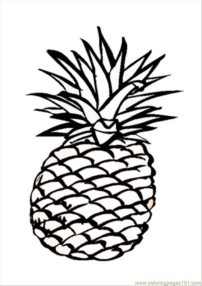 650x918 63 Pages Photo Pineapple Dm9547 Coloring Page