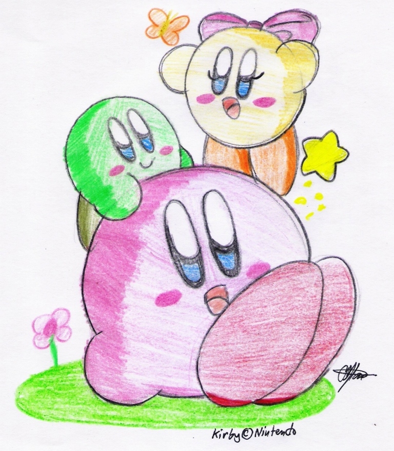 768x879e Pink And Two Littlees By Murumokirby360