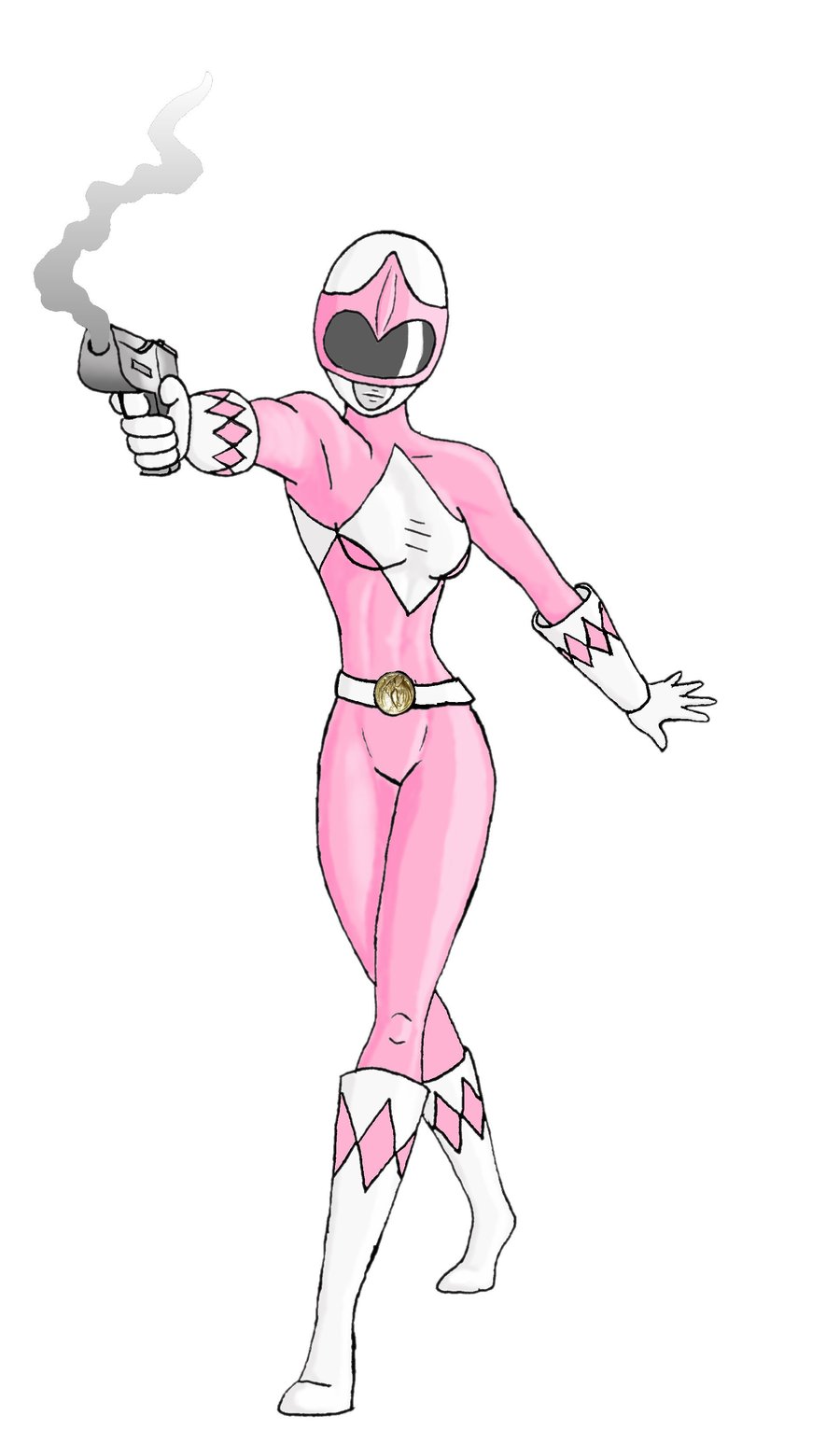 900x1532 Pink Power Ranger desert Eagle By Jakestarling