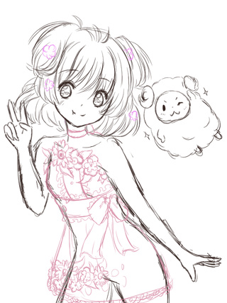 320x427 Here Is A Super Rough Sketch Of My Next Drawing X3