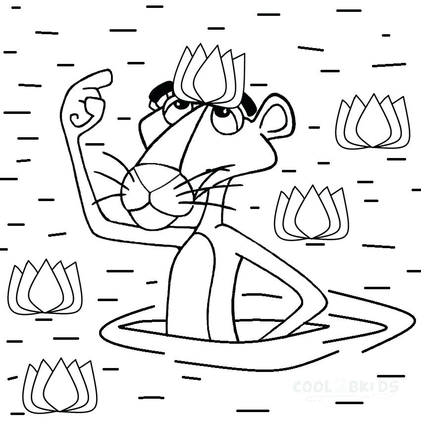 850x850 Panther Coloring Pages Pink Panther Coloring Pages For Kids