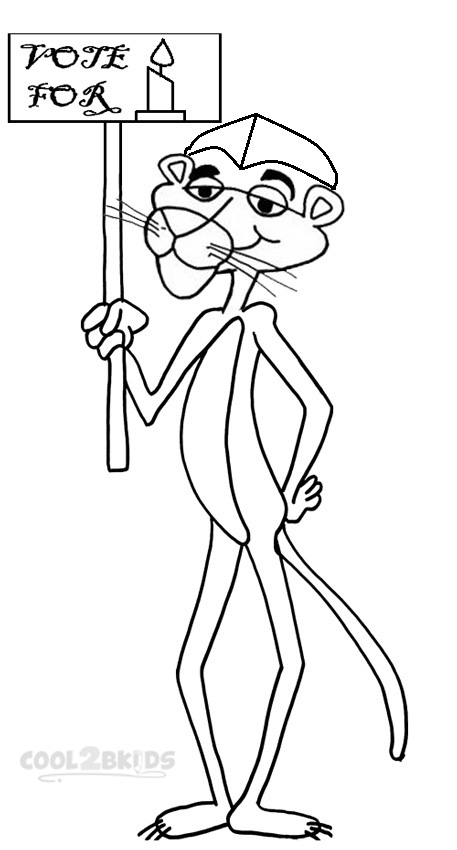 457x850 Pink Panther Coloring
