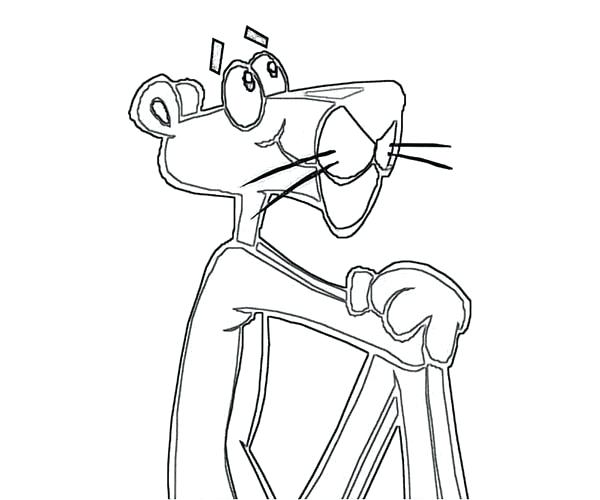 600x500 Pink Panther Coloring Games Pink Panther Coloring Pages Surprising