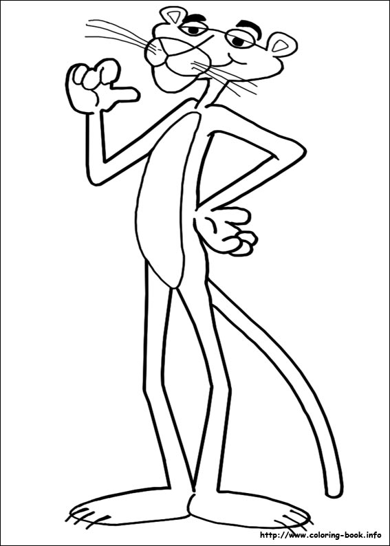 567x794 Pink Panther Coloring The Pink Panther Coloring Pages On Coloring