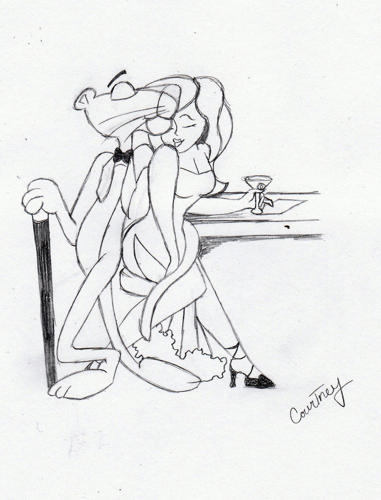 780x1025 Pink Panther Sketch By Passiononpaper