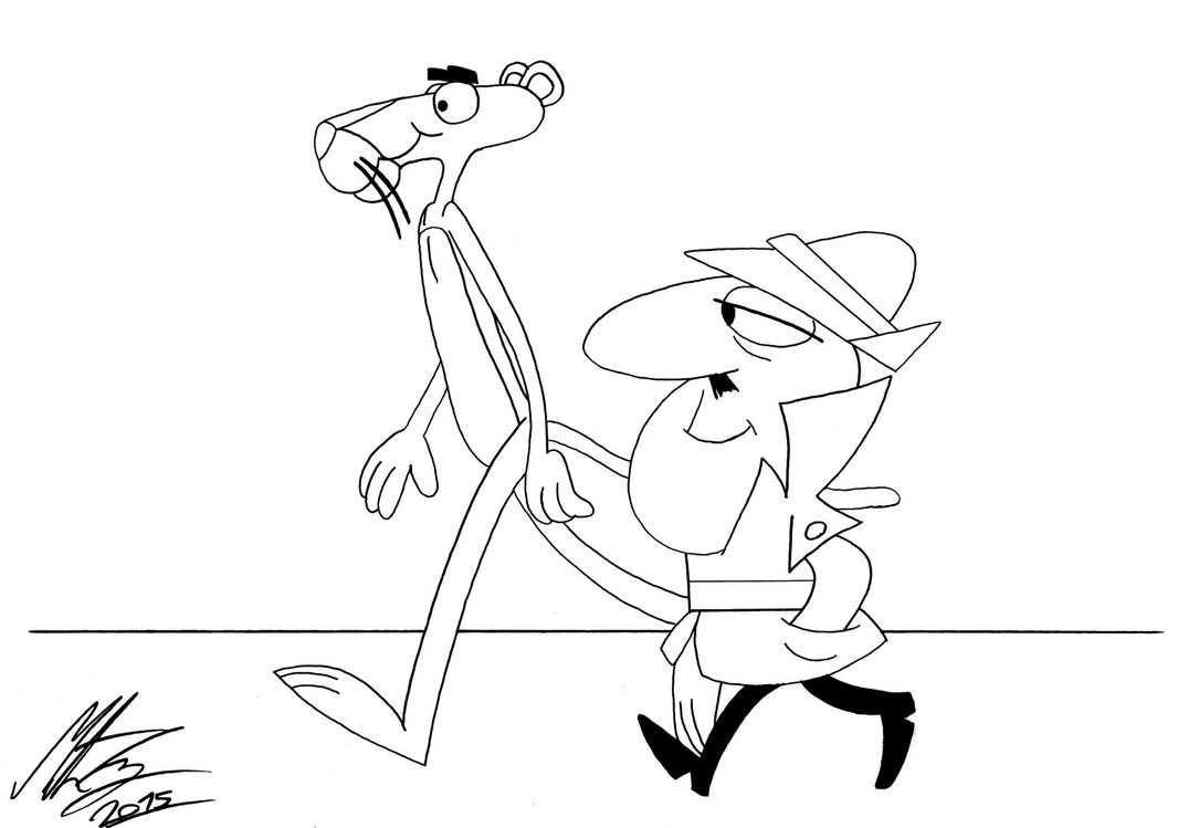 1066x749 The Pink Panther And Inspector Clouseau By Morteneng21