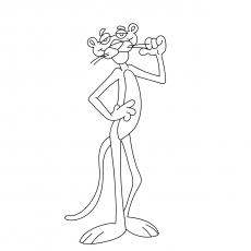 230x230 Top 10 Pink Panther Coloring Pages For Your Toddler