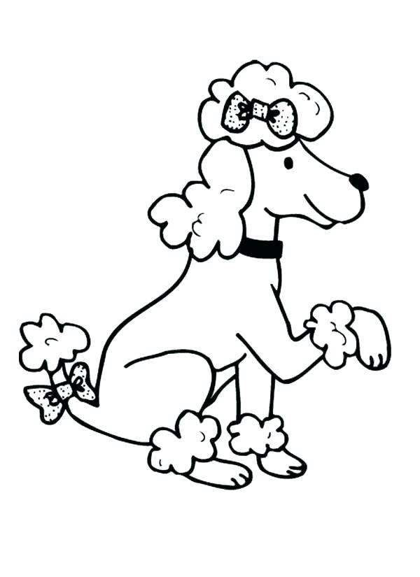 600x825 Poodle Coloring Page Poodle Coloring Pages Sketch Coloring Page