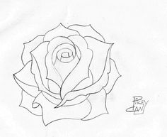 236x193 Rose Pencil Sketch 4 Rose Drawings, Sketches And Drawings
