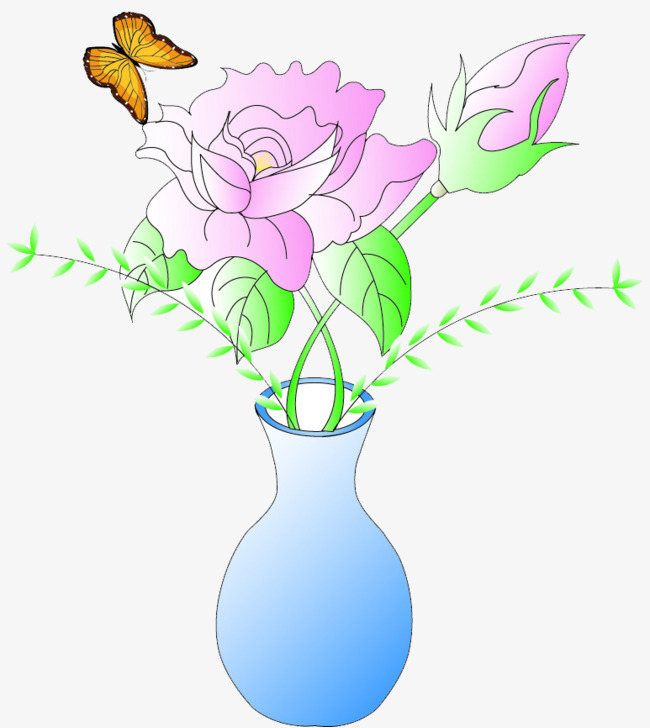 650x728 Pink Roses, Sketch, Pink, Chinese Style Png Image For Free Download