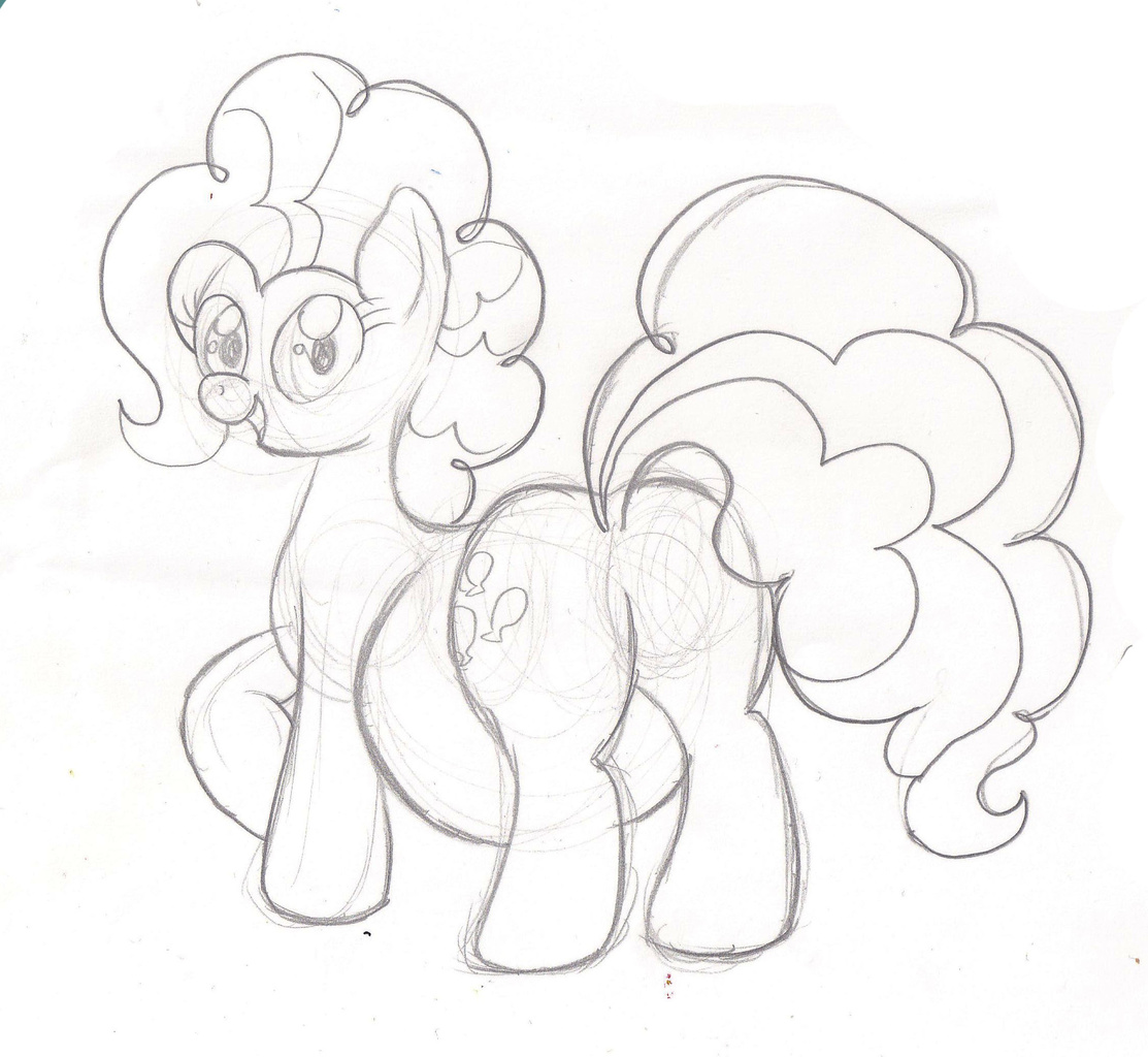 Pinkie Pie Drawing