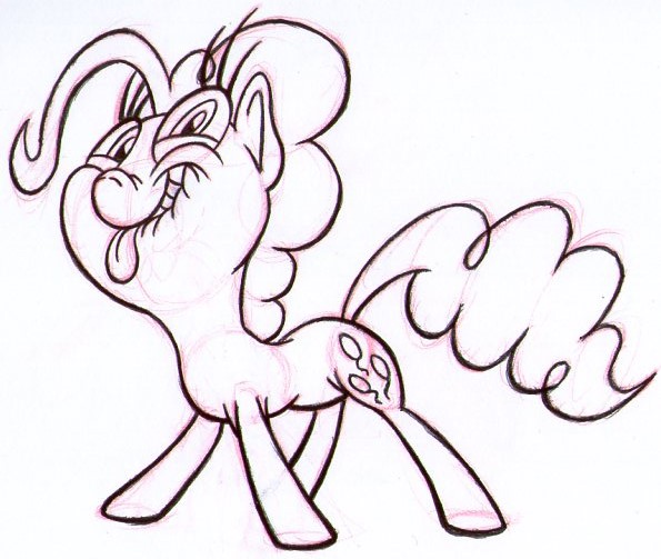 595x503 Pinkie Pie Sketch My Little Pony Friendship Is Magic Know