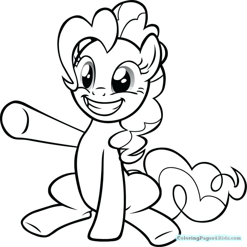 800x800 Pretty Pinkie Pie Coloring Page Online My Little Pony Girls Pages