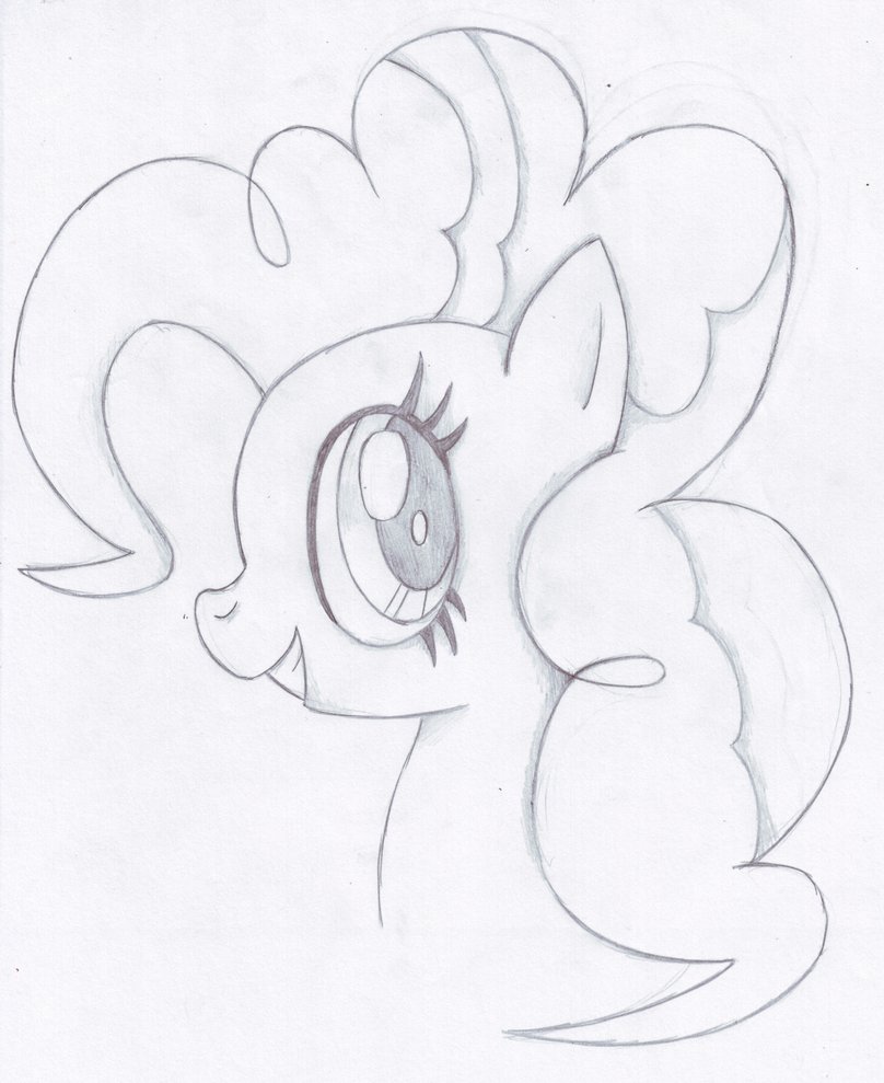 808x989 Sketch Pinkie Pie By Ardas91