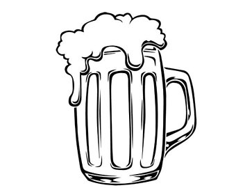 Pint Of Beer Drawing at GetDrawings | Free download