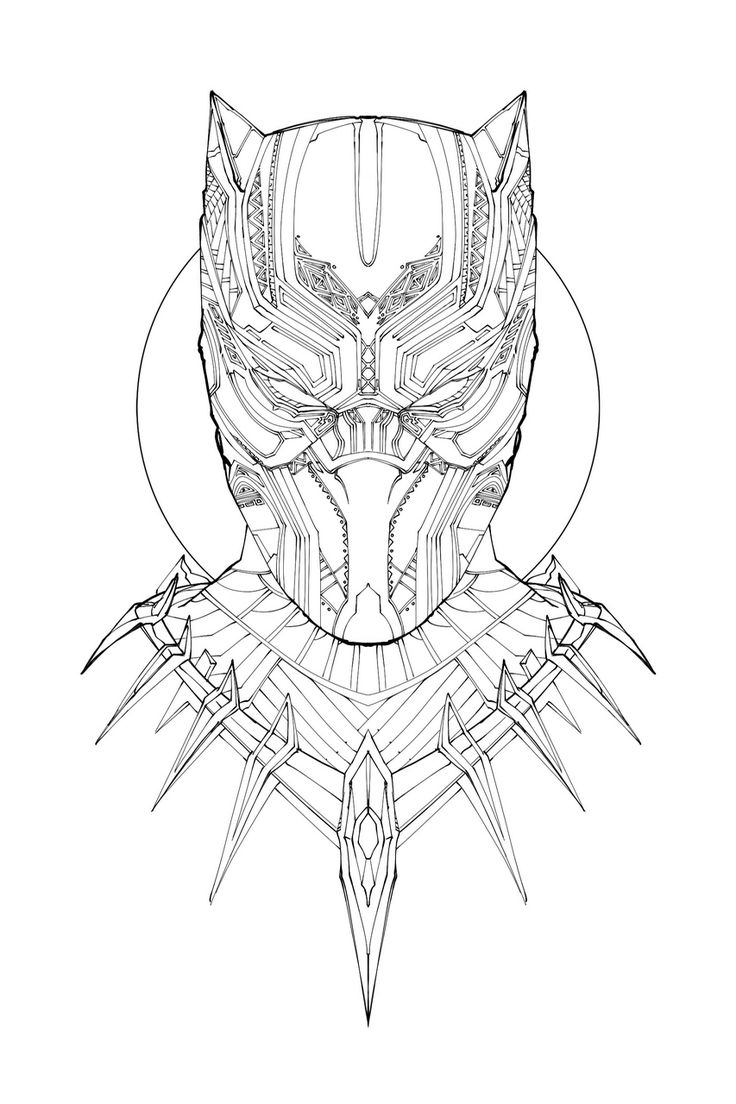 736x1104 Black Panther Drawing Best Black Panther Drawing Ideas