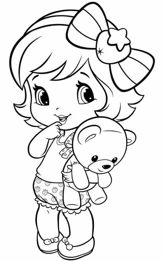 552x883 Little Girl Coloring Pages 62 Best Fresita Images
