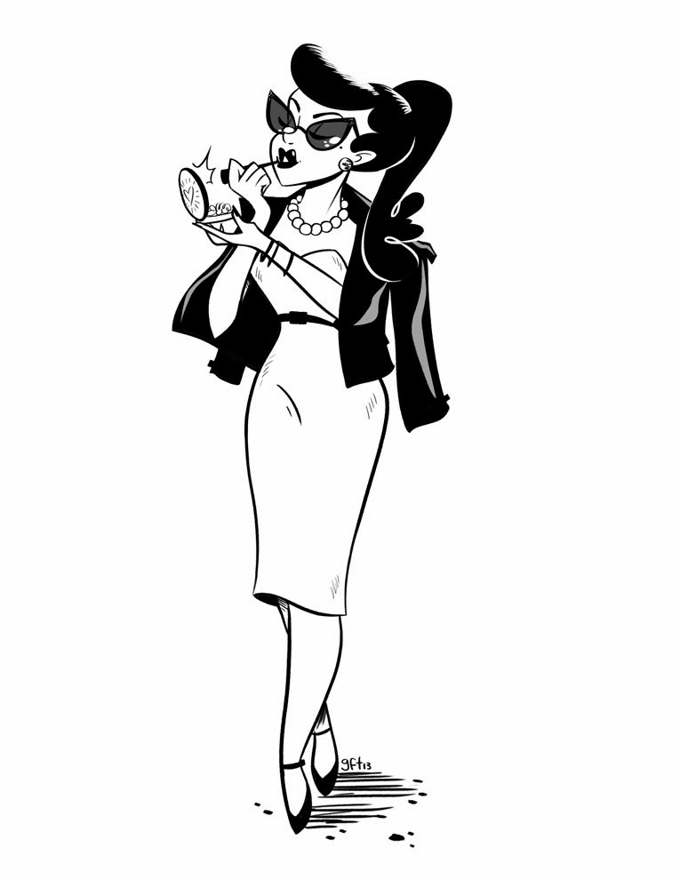 765x990 Drawn Pin Up Classy