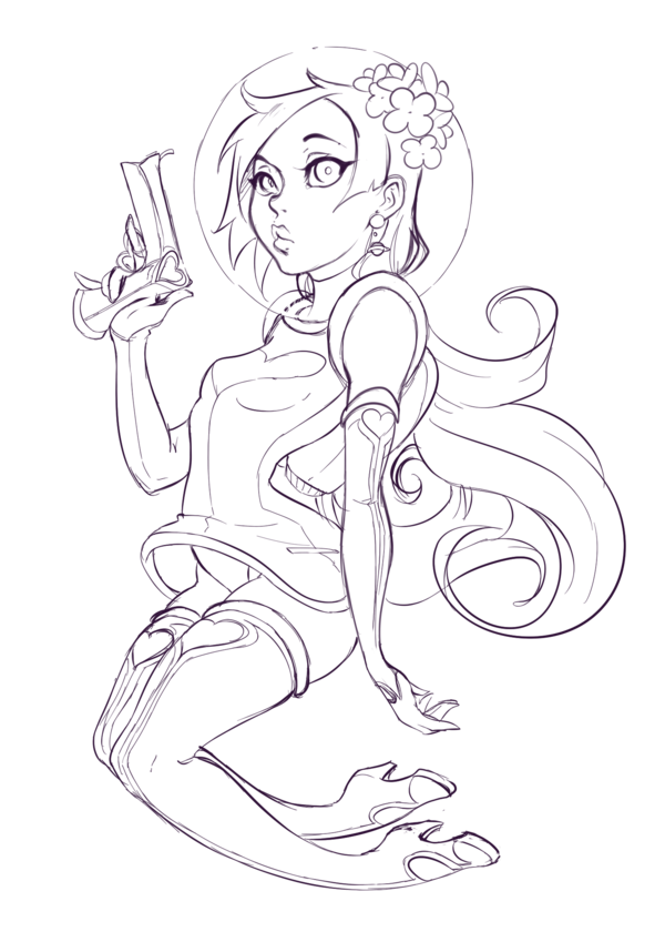 600x849 Space Pin Up