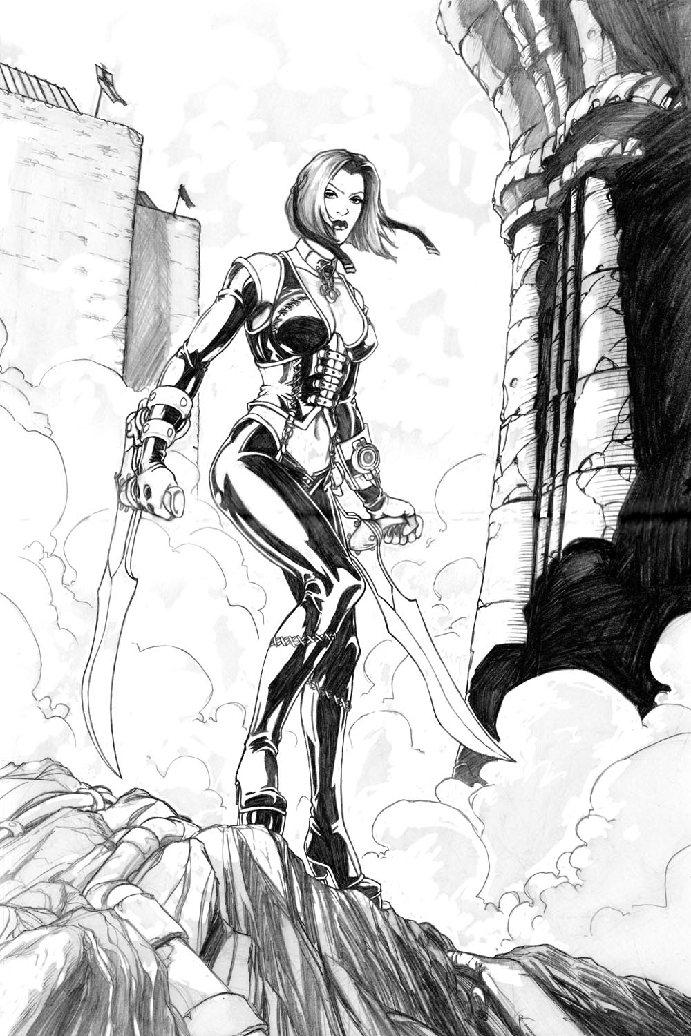 1000x1500 Bloodrayne Pinup By Cronevald