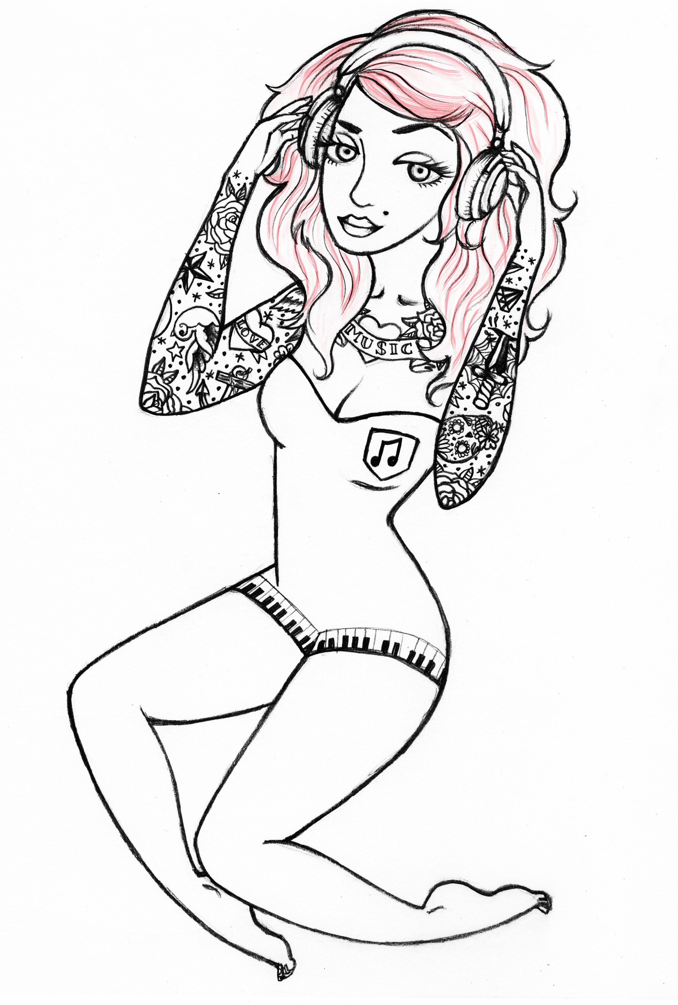 2344x3473 Pin Up Girl Jessica Sharville