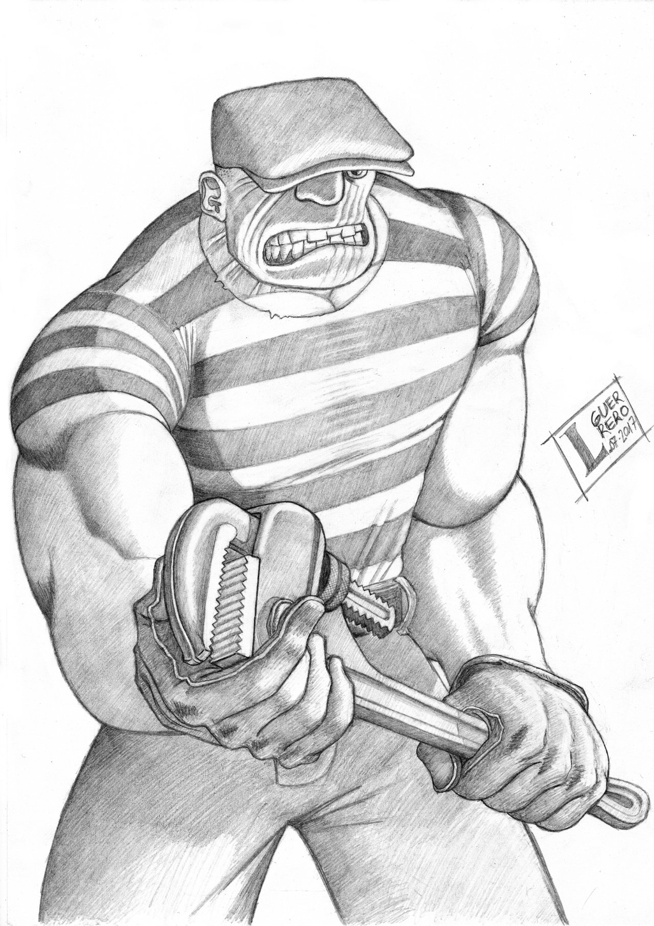 1280x1812 The Goon Pipe Wrench Low Res By Yuridevian