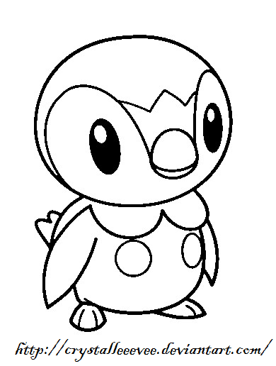 390x516 Piplup Template By Crystalleeevee