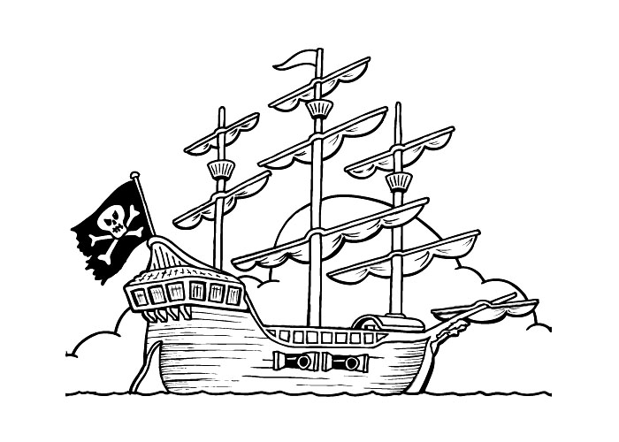 700x500 Pirate Ship Coloring Page Ship Coloring Pages
